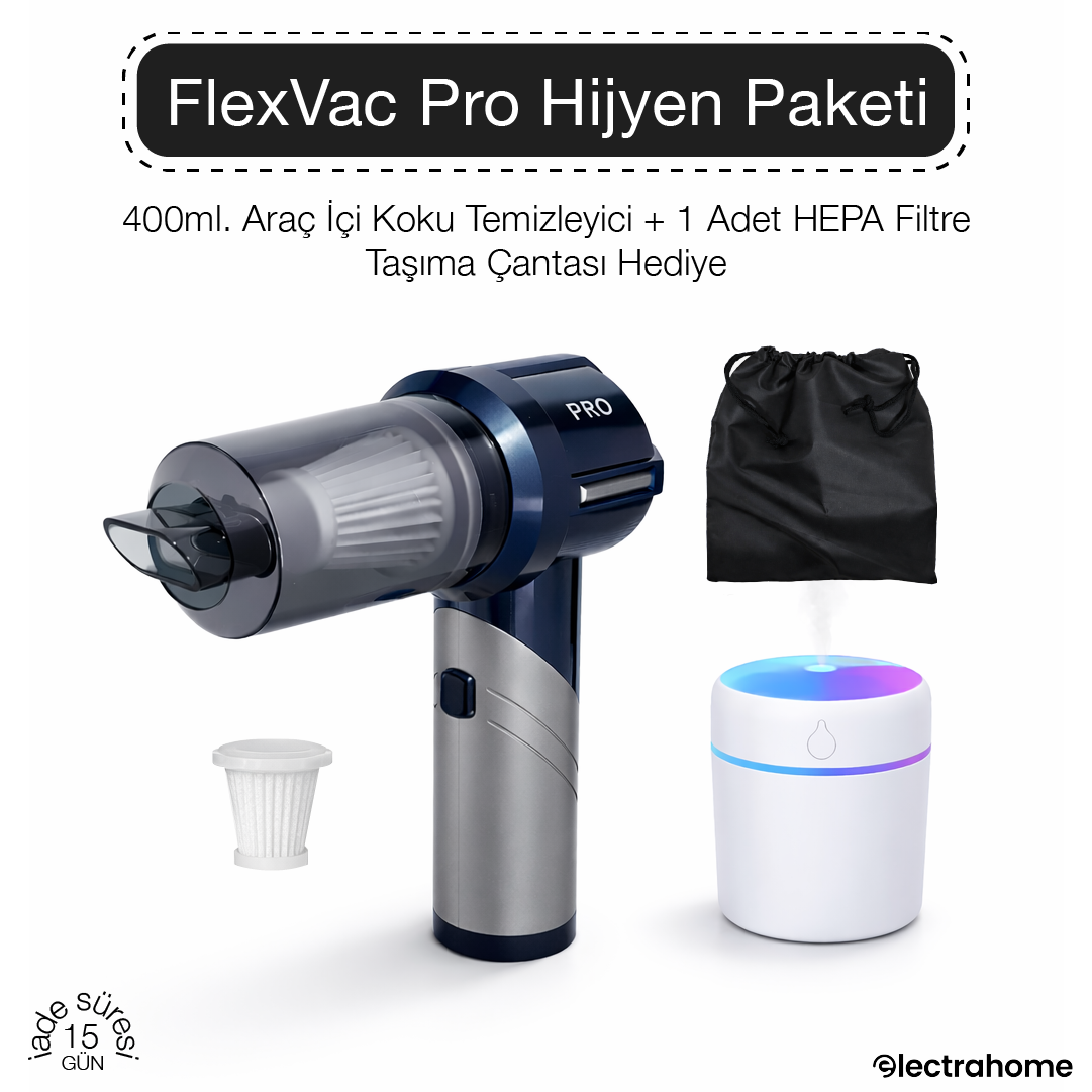FlexVac Pro - Zahmetsizce Derinlemesine Temizlik